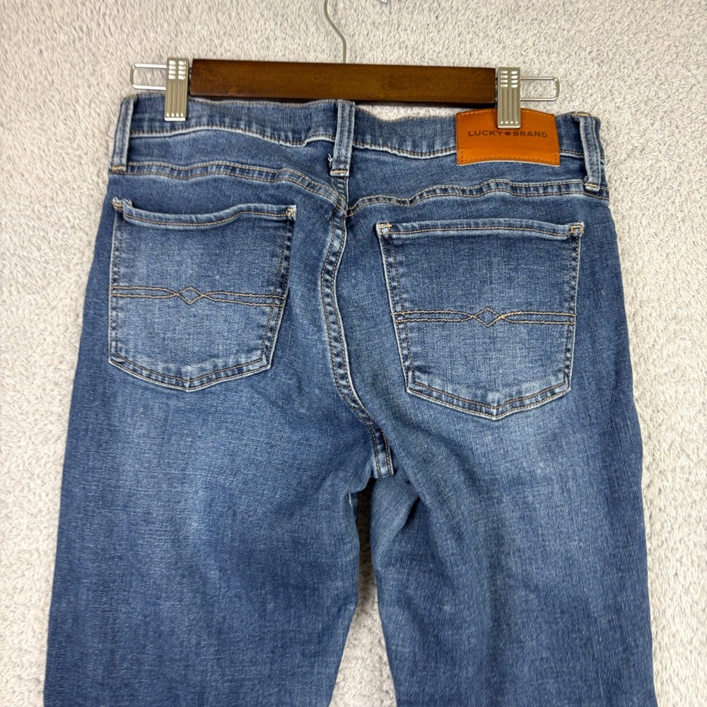 Lucky Brand Jeans Womens 6/28 Blue Sweet Mid Rise Boot Cut Dark Wash Stretch - Picture 4 of 11